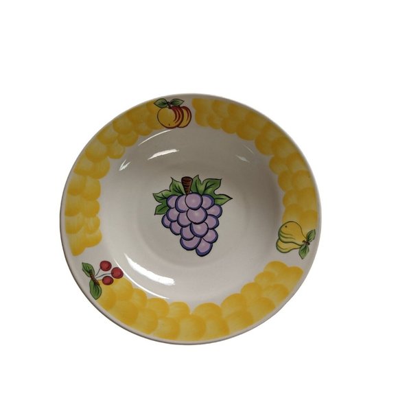 TableTops Unlimited Dining Vintage Italian Fruit Grape Tabletops
